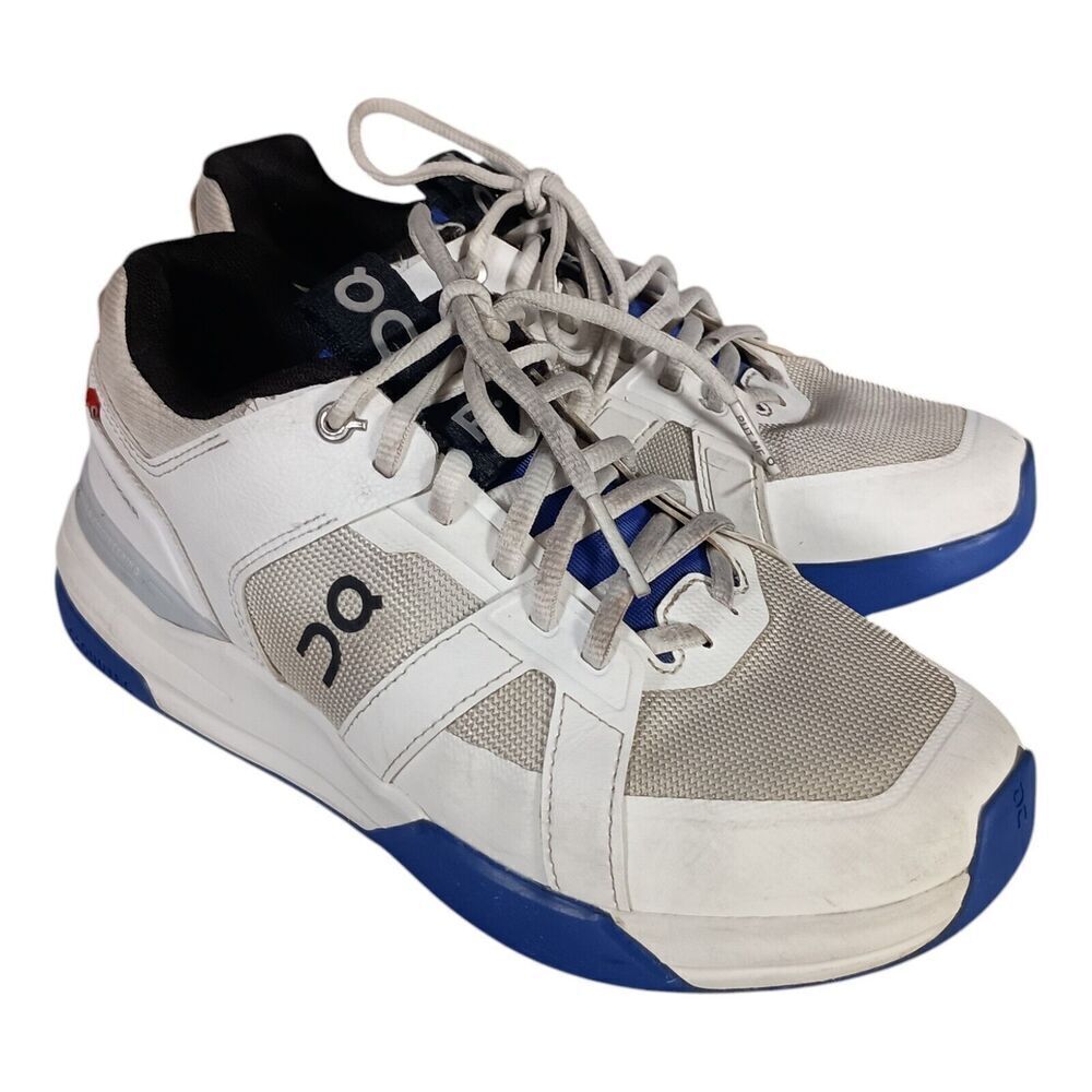 On Cloud The Roger Tennis Shoes White Blue Men's 7
